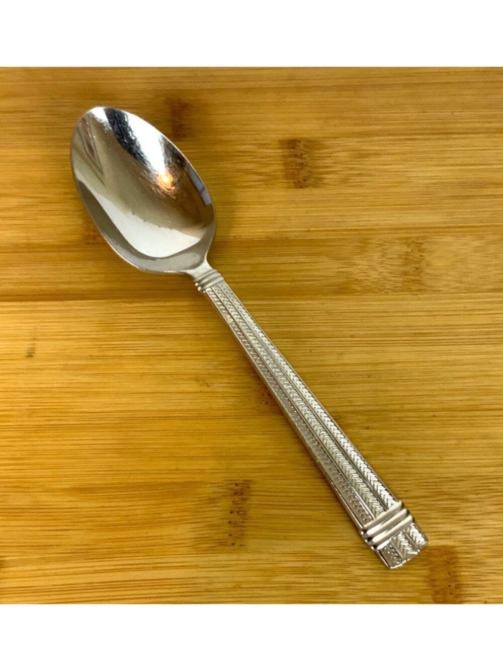 Ralph Lauren Wainwright Stainless Steel Flatware Oval Soup Spoon 1991 Japan